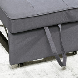 Fotoliu extensibil Homcom 839-859V01CG (Dark Grey) Thumb