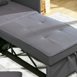 Fotoliu extensibil Homcom 839-859V01CG (Dark Grey) Thumb
