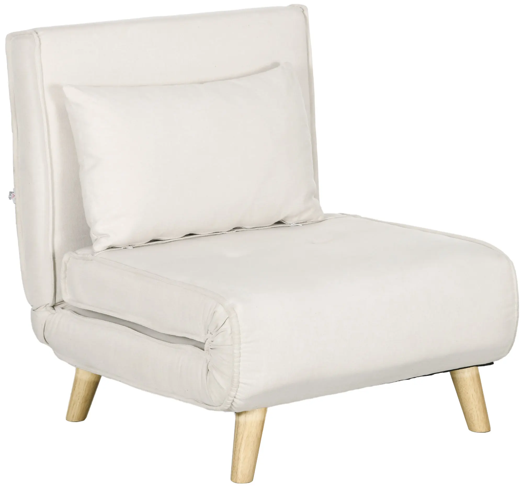 Fotoliu extensibil Homcom 839-875V00CW (Cream White) - 2