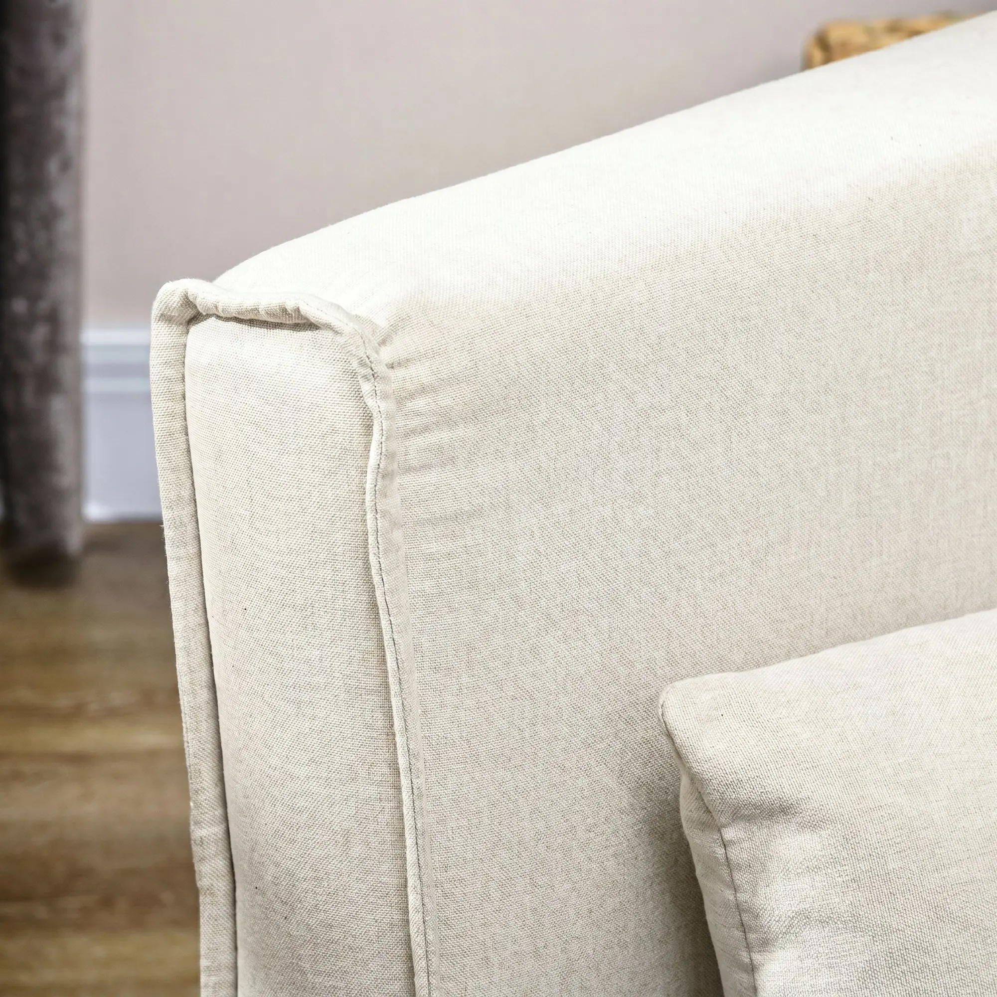 Fotoliu extensibil Homcom 839-875V00CW (Cream White) - 6
