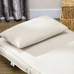 Fotoliu extensibil Homcom 839-875V00CW (Cream White) Thumb