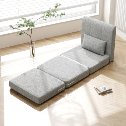 Fotoliu extensibil Homcom 83B-076V00GY (Grey) Thumb