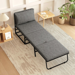 Fotoliu extensibil Homcom 83B-157V00GY (Grey) Thumb