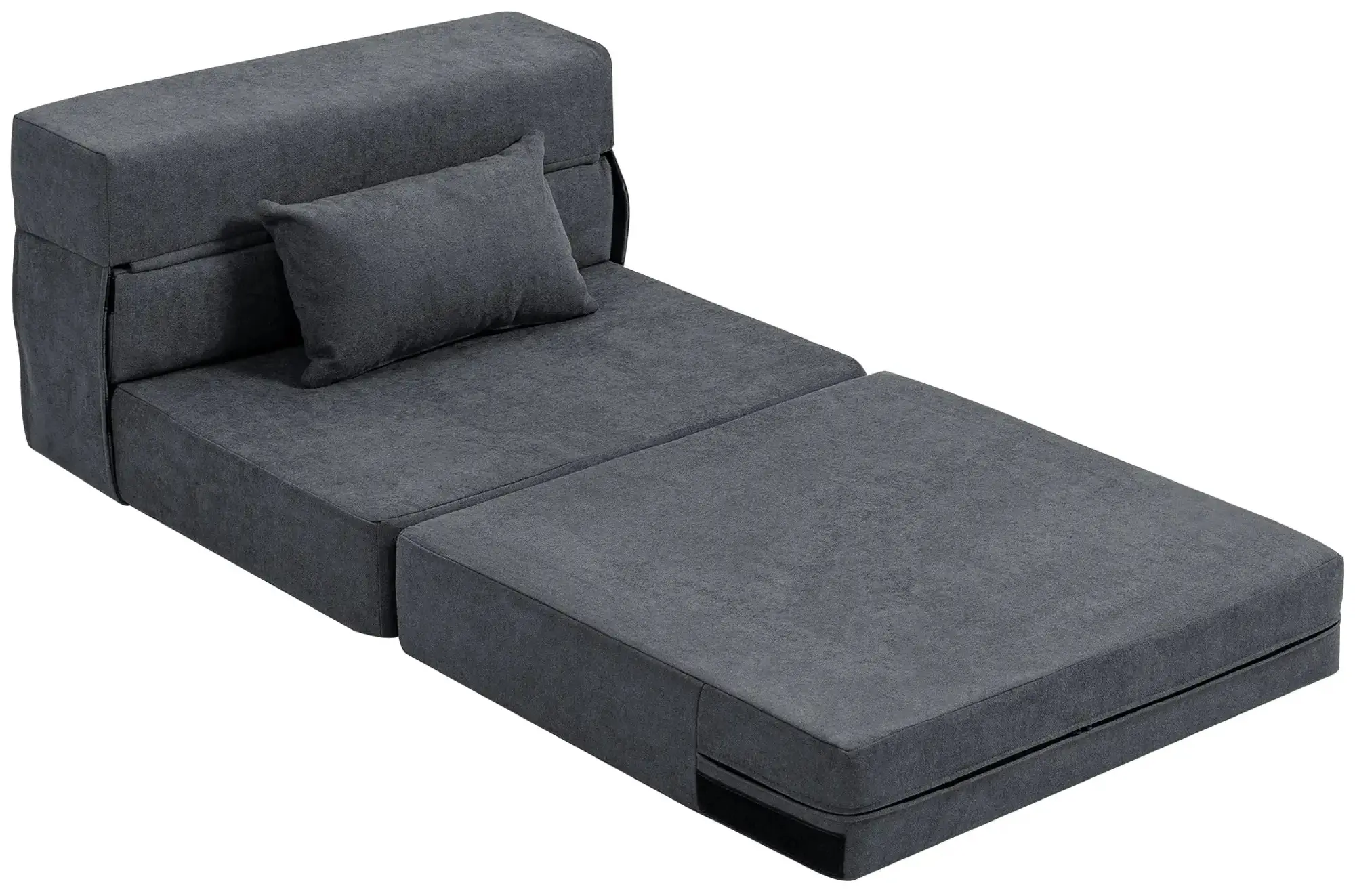 Fotoliu extensibil Homcom 83B-364V01CG (Dark Grey) - 2