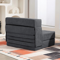 Fotoliu extensibil Homcom 83B-364V01CG (Dark Grey) Thumb