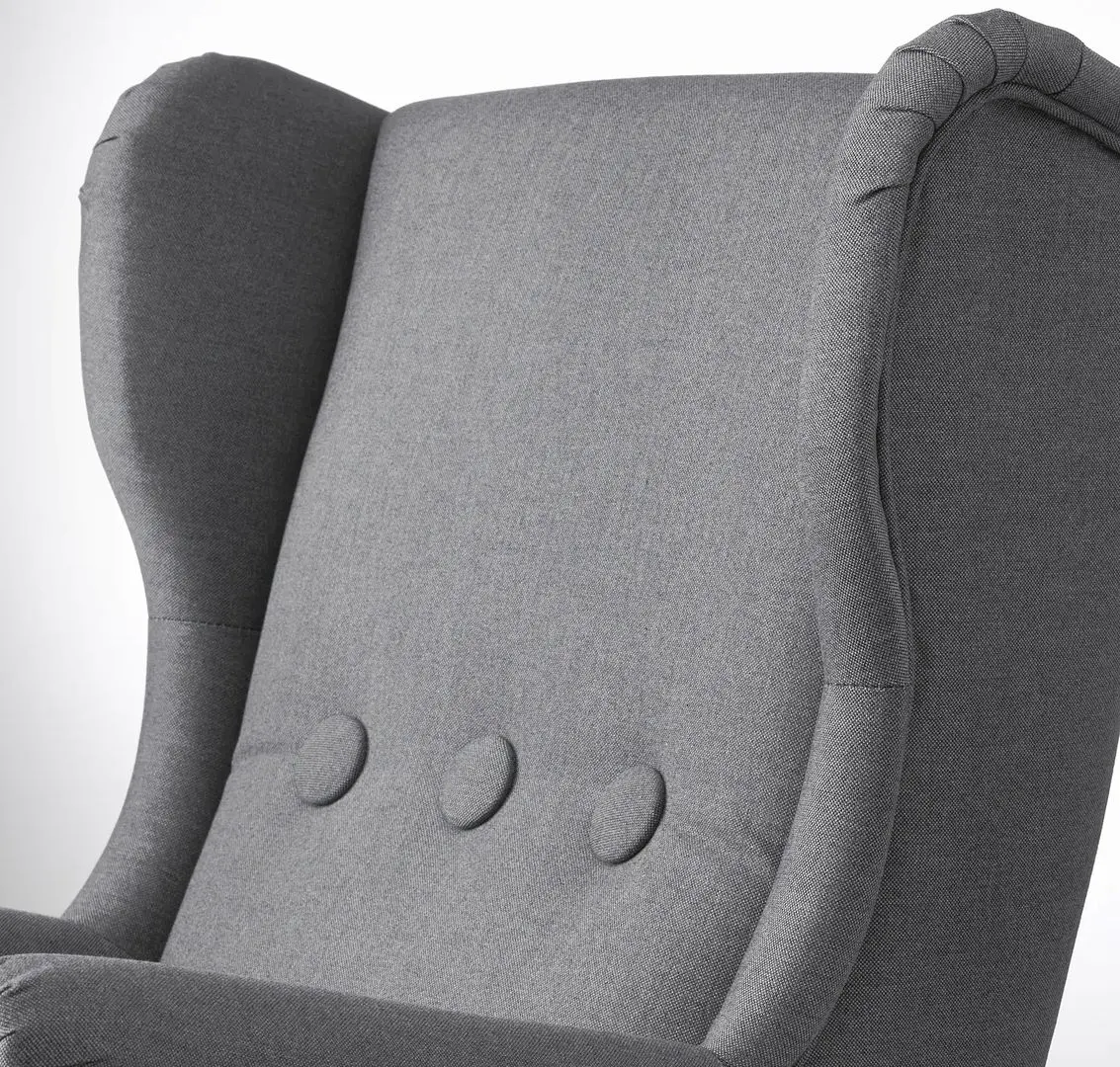 Fotoliu pentru copii Ikea Strandmon (Vissle Gri)