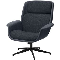 Fotoliu Ikea Aleby/Gunnared cu suport pentru picioare (Gri mediu/Gri inchis) Thumb