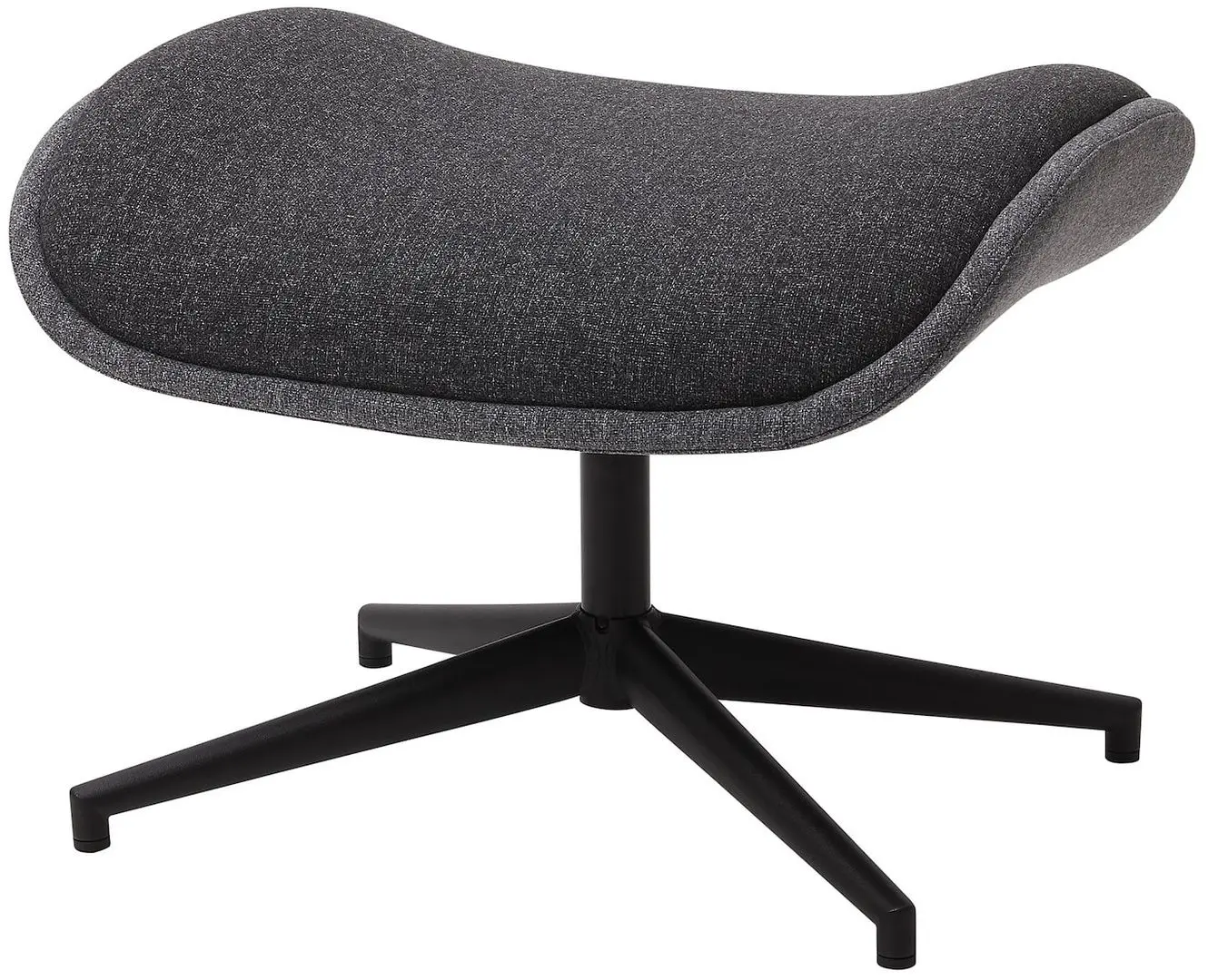 Fotoliu Ikea Aleby/Gunnared cu suport pentru picioare (Gri mediu/Gri inchis)