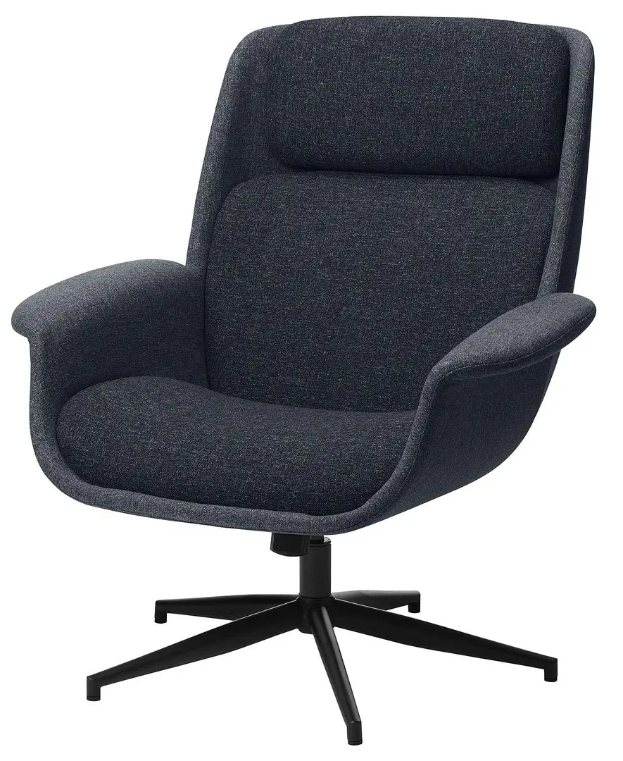 Fotoliu Ikea Aleby/Gunnared (Gri mediu/Gri inchis)