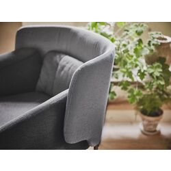 Кресло Ikea Bingsta (Висле Темно-серый/Кабуса Темно-серый) Thumb