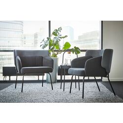 Кресло Ikea Bingsta (Висле Темно-серый/Кабуса Темно-серый) Thumb