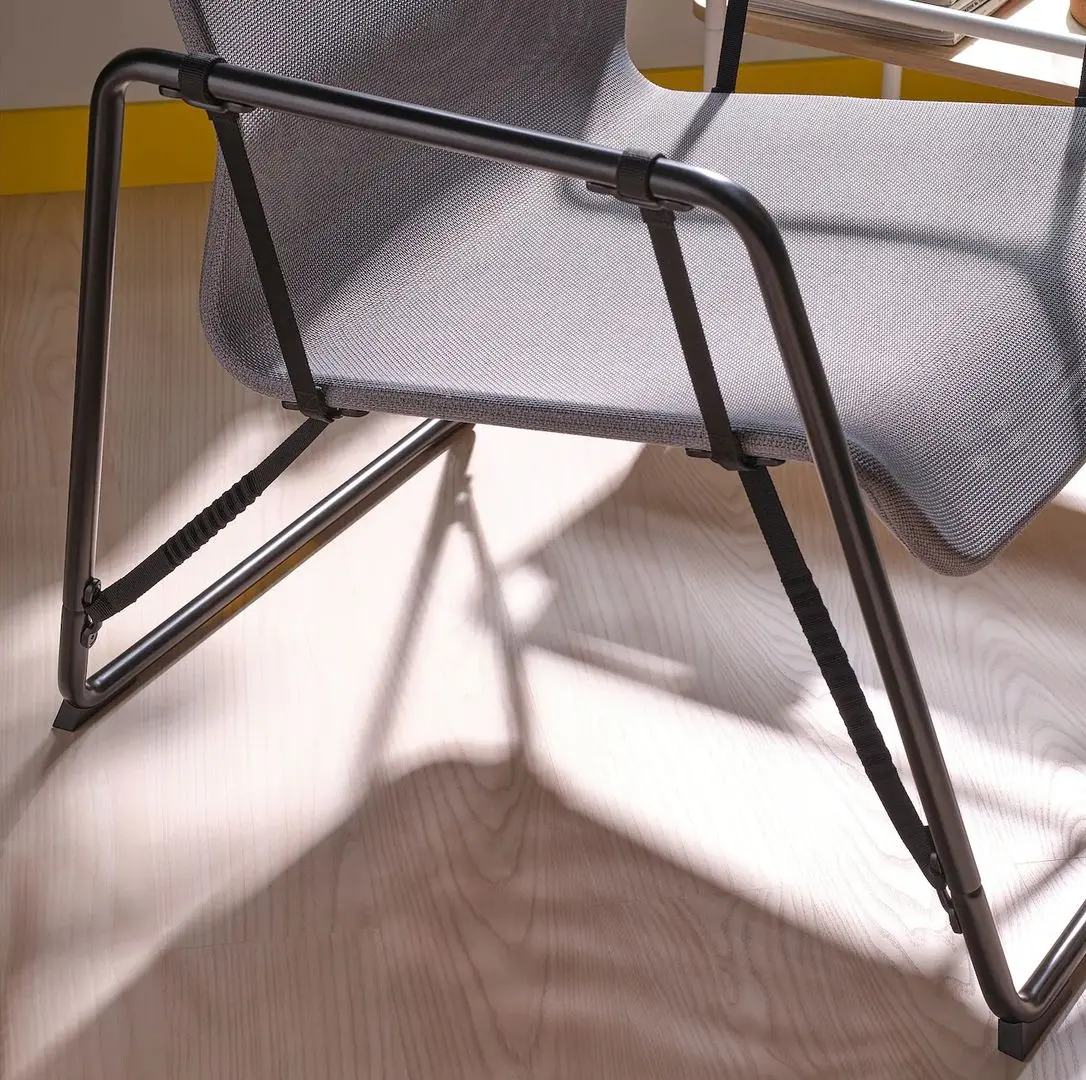 Fotoliu Ikea Brannboll (Gri/Negru)