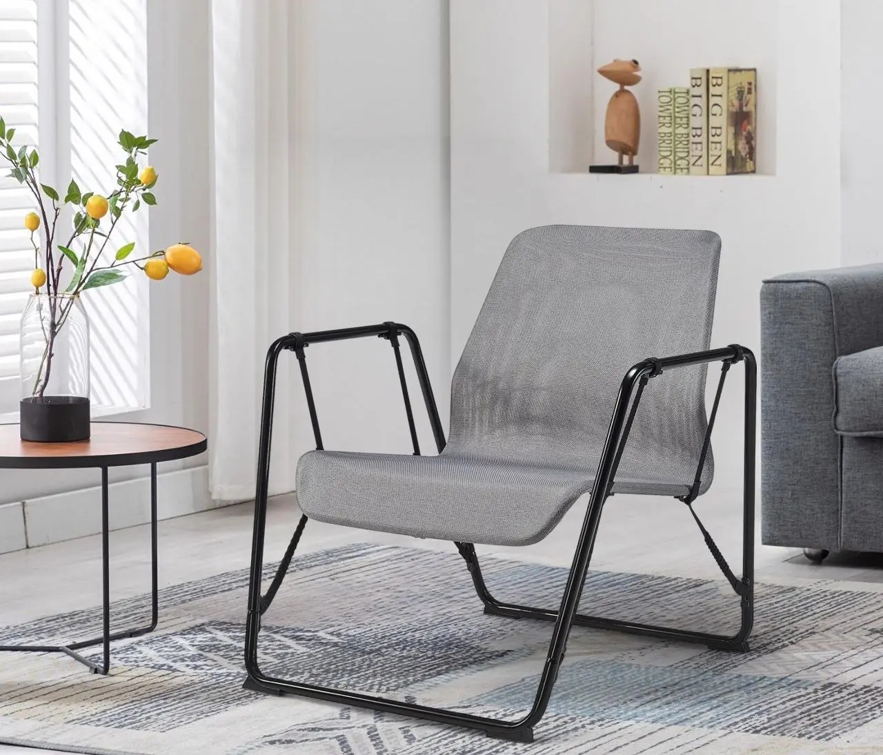 Fotoliu Ikea Brannboll (Gri/Negru)