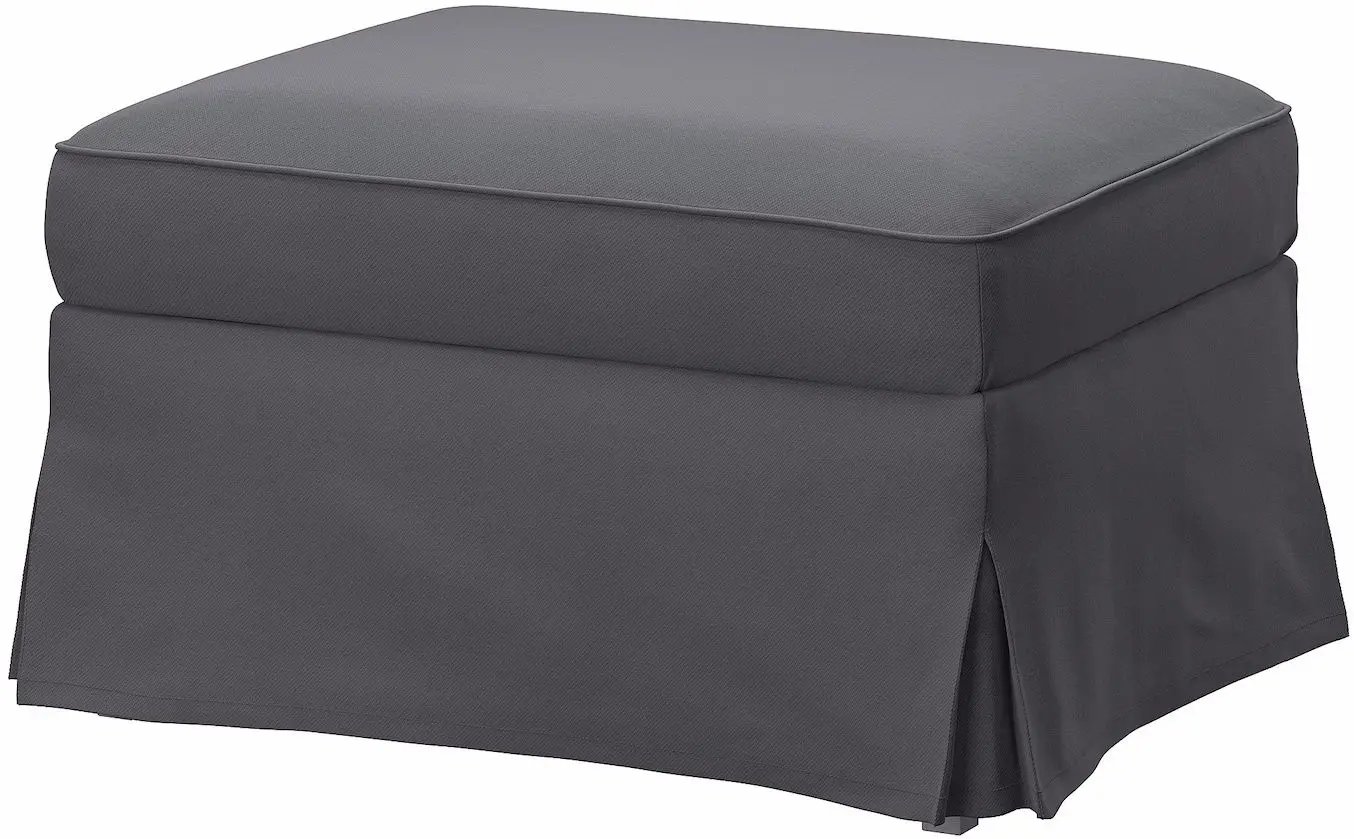 Fotoliu Ikea Ektorp/Hakebo cu puf (Gri Inchis)