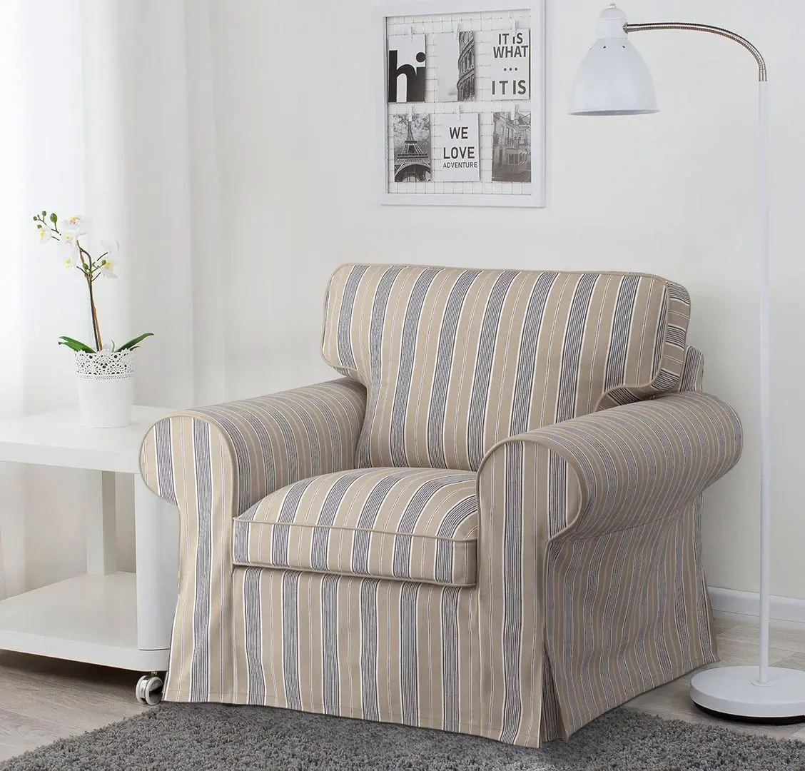 Fotoliu Ikea Ektorp/Karlshov (Bej/Multicolor)