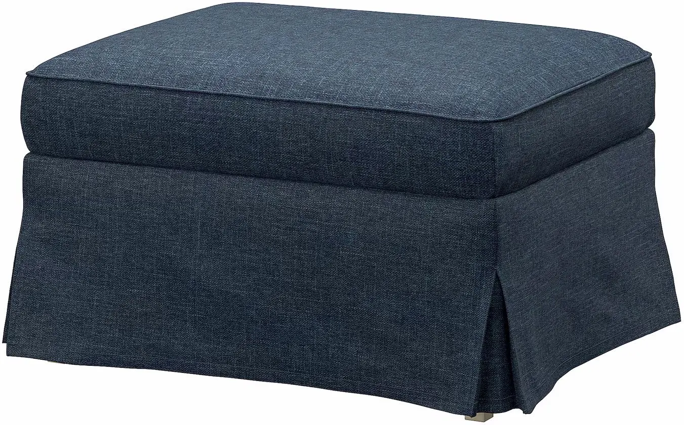 Fotoliu Ikea Ektorp/Kilanda cu puf (Albastru Inchis)