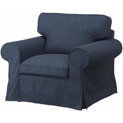 Кресло Ikea Ektorp/Kilanda (Темно-Синий) Thumb