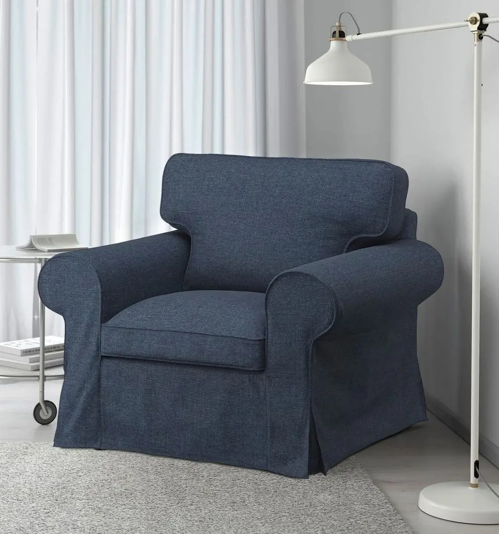 Кресло Ikea Ektorp/Kilanda (Темно-Синий)