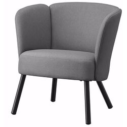 Fotoliu Ikea Herrakra/Vissle (Gri) Thumb