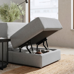 Кресло Ikea Jattebo/Tonerud место для хранения (Серый) Thumb