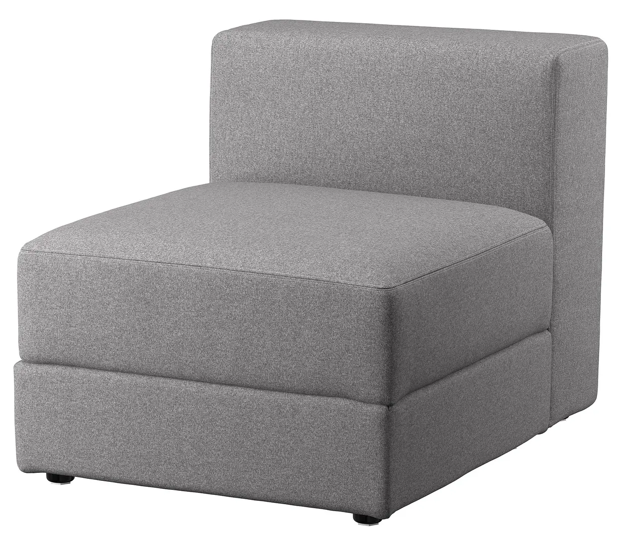 Кресло Ikea Jattebo/Tonerud место для хранения (Серый)