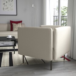 Fotoliu Ikea Lillehem/Vissle (Bej) Thumb