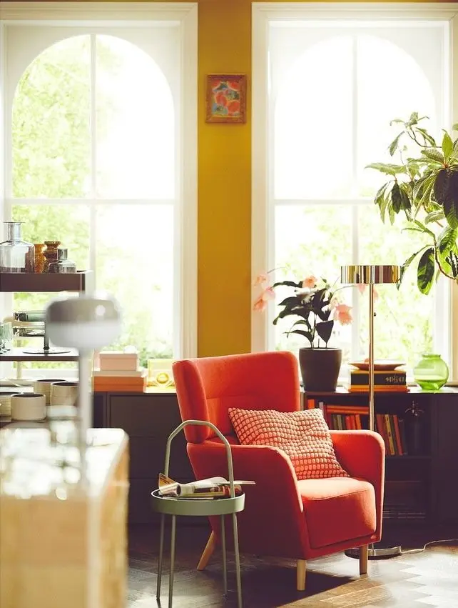 Fotoliu Ikea Oskarshamn (Tonerud Rosu)