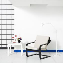 Fotoliu Ikea Poang/Katorp (Black/Natural//Bej)