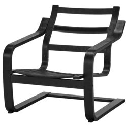 Fotoliu Ikea Poang/Katorp (Black/Natural//Bej) Thumb