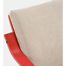 Fotoliu Ikea Poang/Katorp (Rosu/Natural/Bej) Thumb