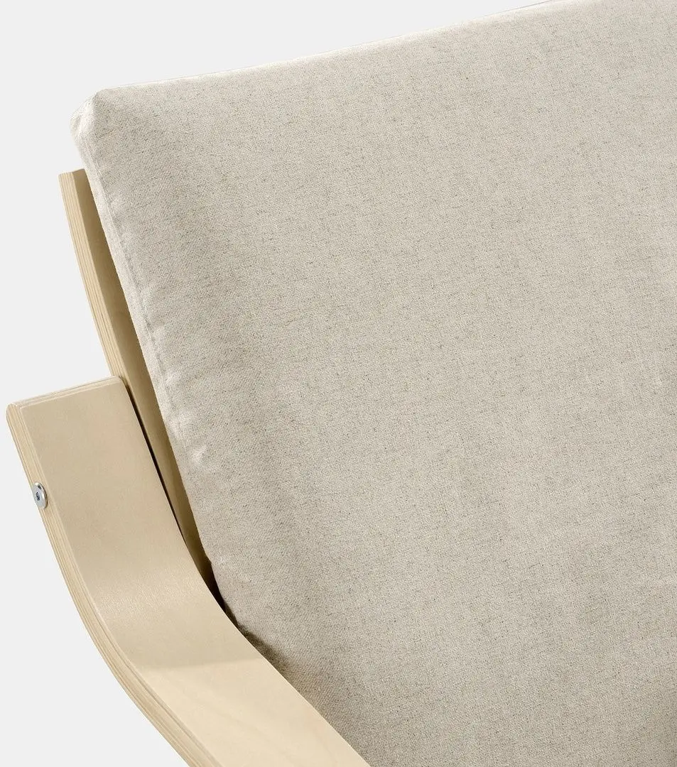 Fotoliu Ikea Poang/Katorp (Natural/Bej)