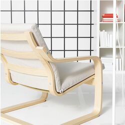 Fotoliu Ikea Poang/Katorp (Natural/Bej) Thumb