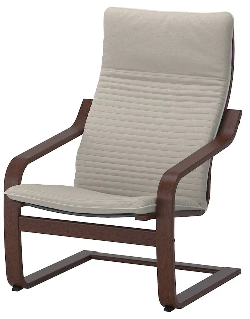 Fotoloiu Ikea Poang (Maro/Knisa Bej Deschis)