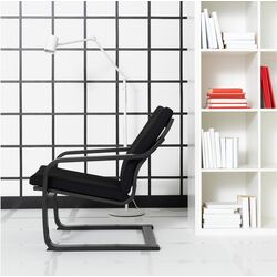 Fotoliu Ikea Poang/Vissle (Negru) Thumb