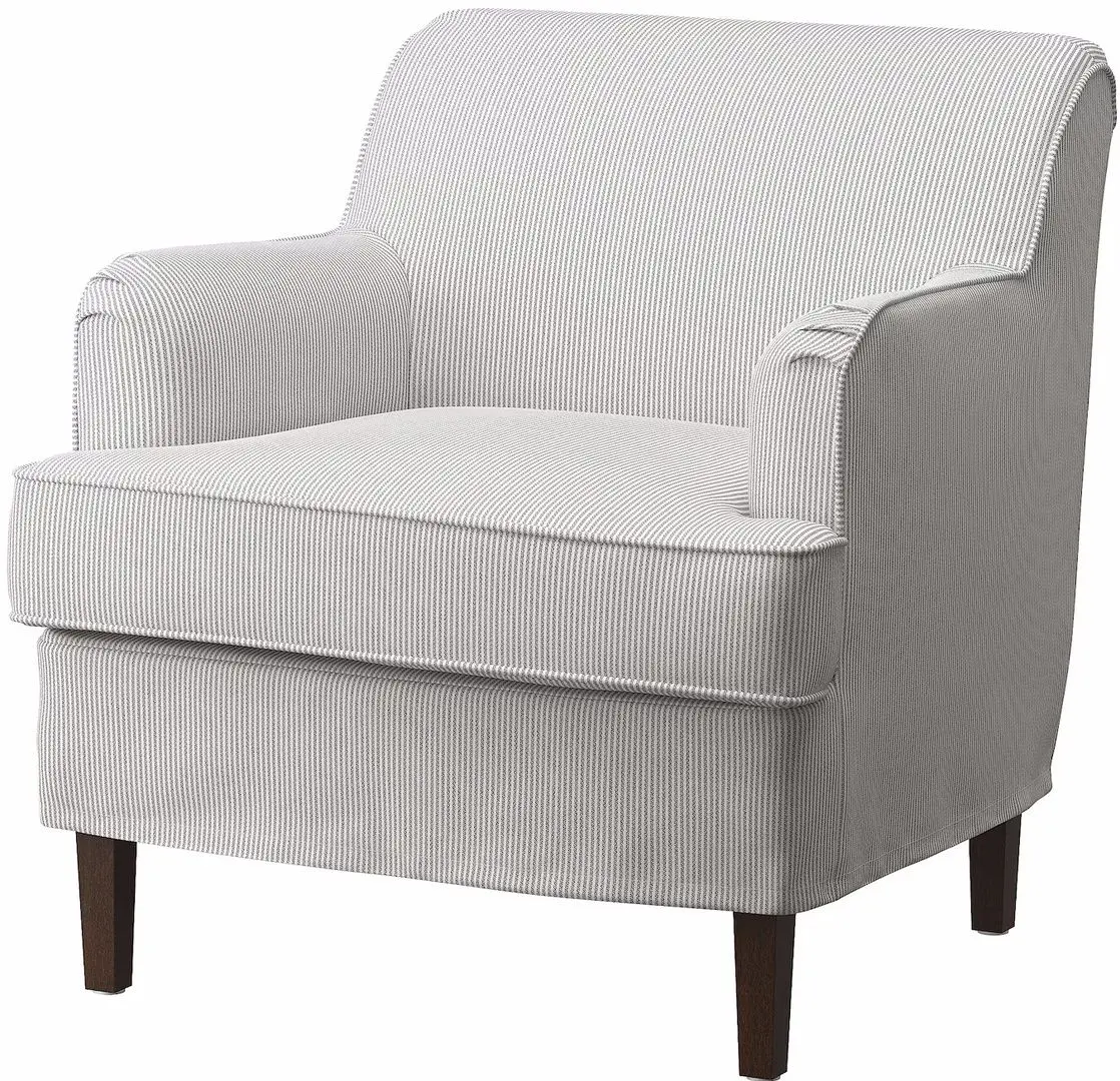 Fotoliu Ikea Rocksjon/Klovsta (Gri/Alb)