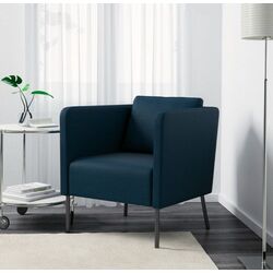 Кресло Ikea Skiftebo (Темно-синий) Thumb