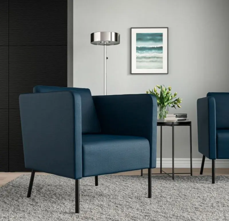 Кресло Ikea Skiftebo (Темно-синий)