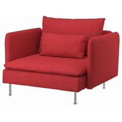 Fotoliu Ikea Soderhamn/Tonerud (Rosu) Thumb