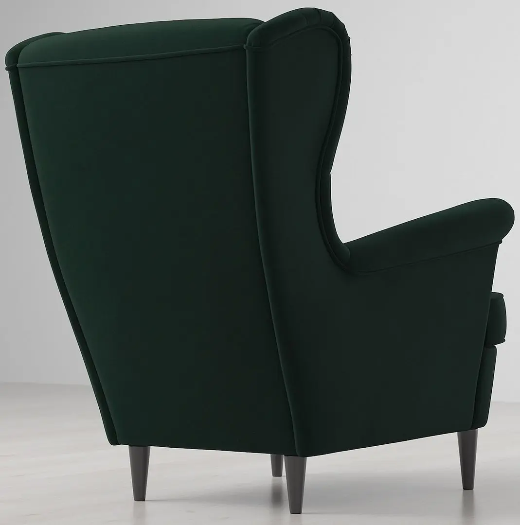 Fotoliu Ikea Strandmon/Djuparp (Verde inchis)