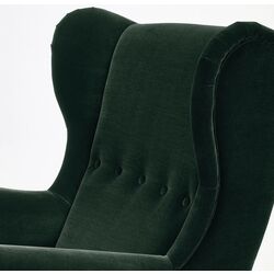 Fotoliu Ikea Strandmon/Djuparp (Verde inchis) Thumb