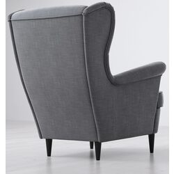 Fotoliu Ikea Strandmon (Nordvalla Gri Inchis) Thumb