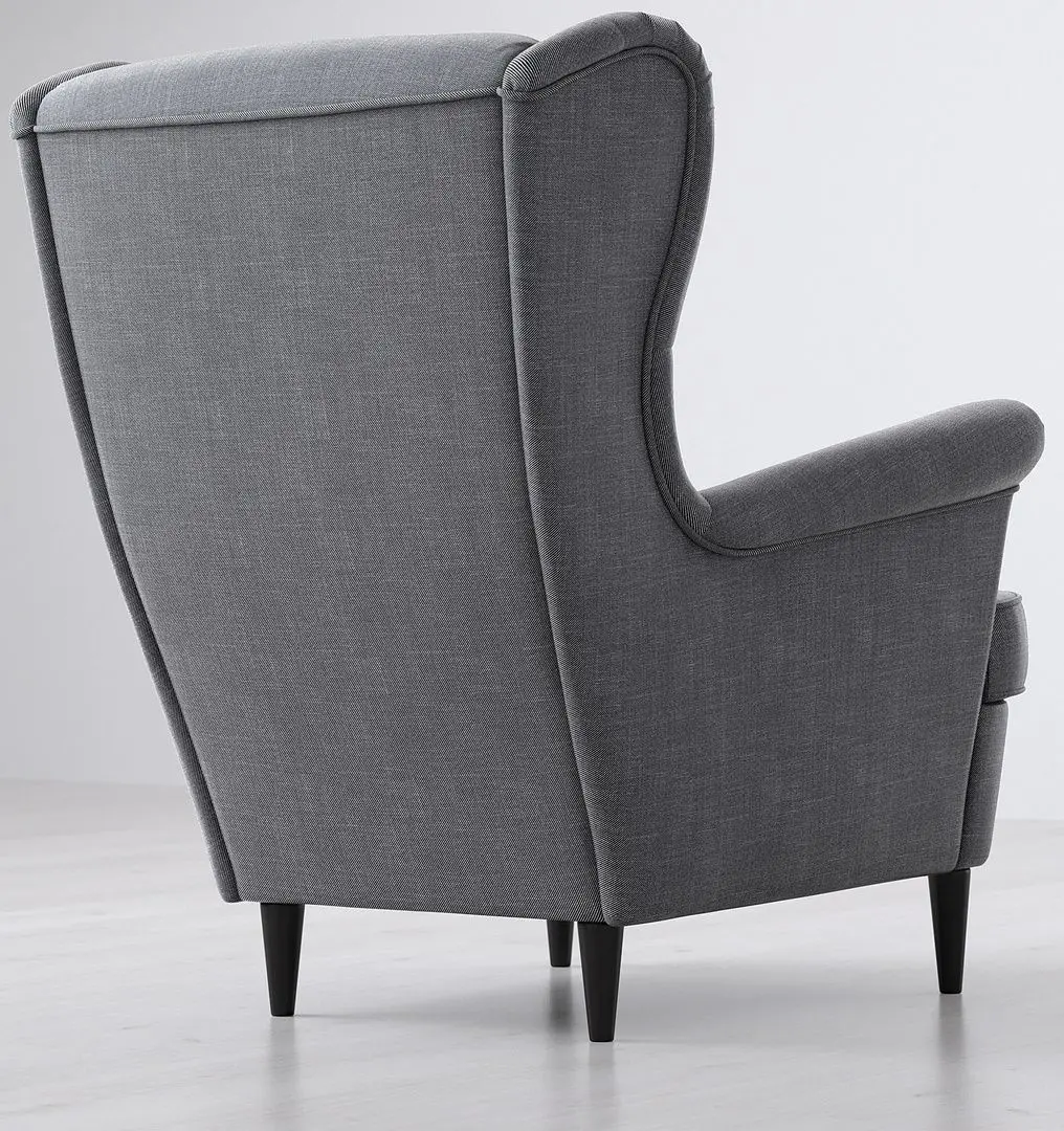 Fotoliu Ikea Strandmon (Nordvalla Gri Inchis)