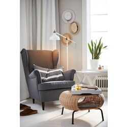 Fotoliu Ikea Strandmon (Nordvalla Gri Inchis) Thumb