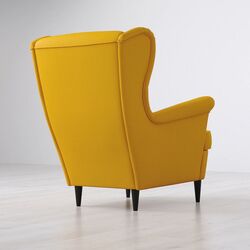 Fotoliu Ikea Strandmon cu brate (Skiftebo Galben) Thumb