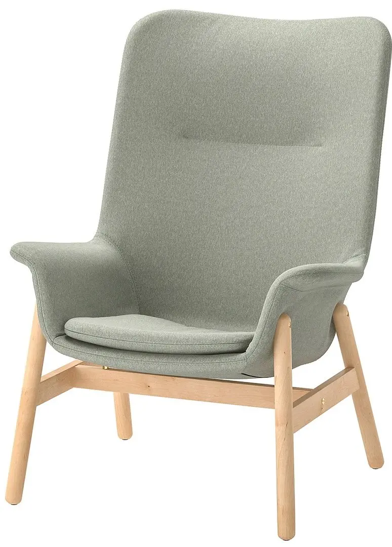 Fotoliu Ikea Vedbo spatar inalt (Gunnared Verde Deschis)