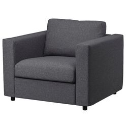 Fotoliu Ikea Vimle (Gunnared/Gri Mediu)