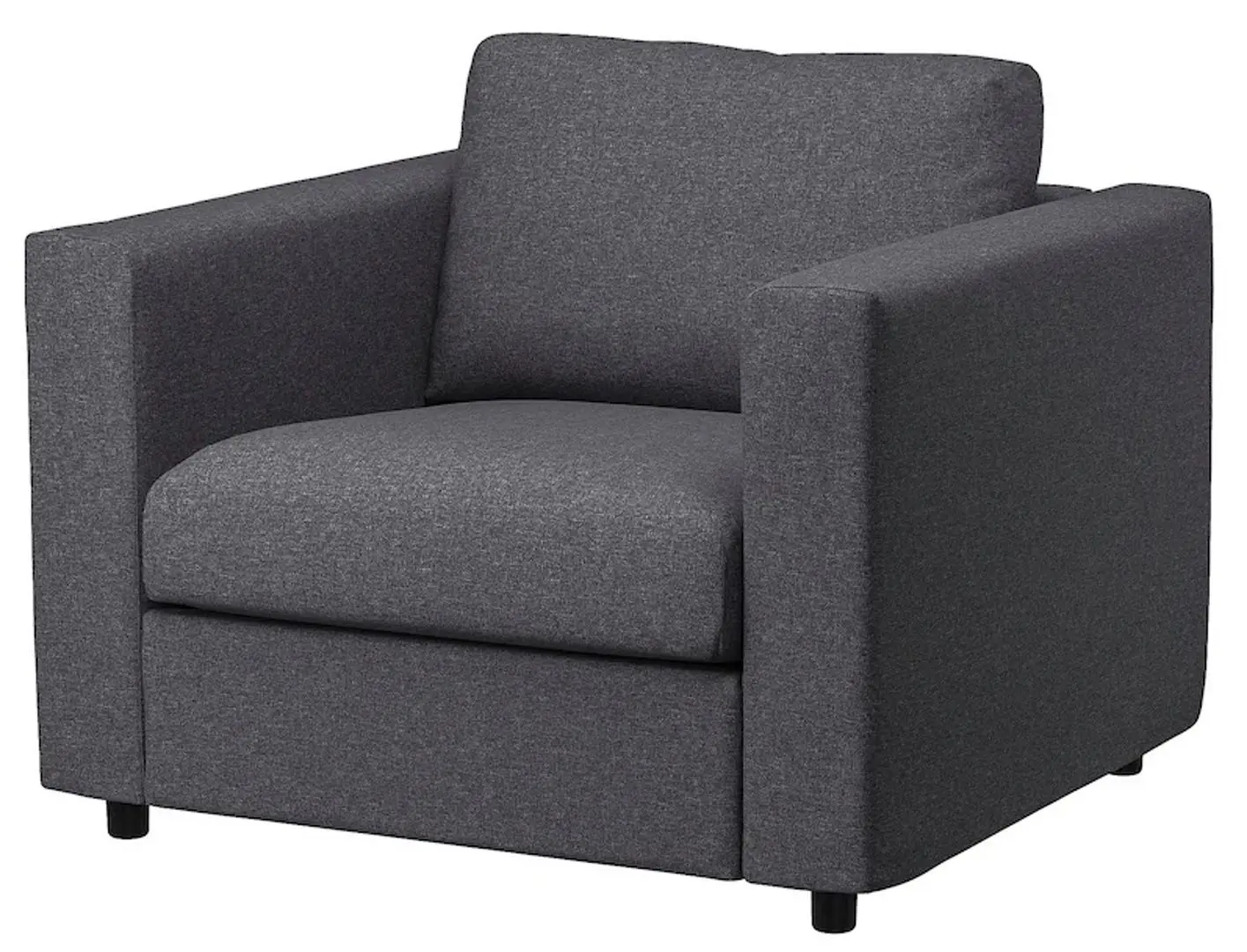 Кресло Ikea Vimle (Гуннаред/Классический Серый)