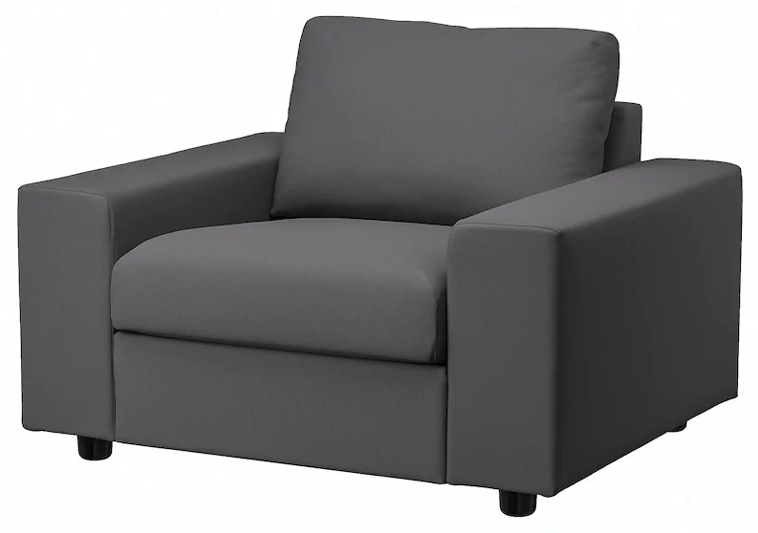 Fotoliu Ikea Vimle cu brate late (Hallarp Gri)