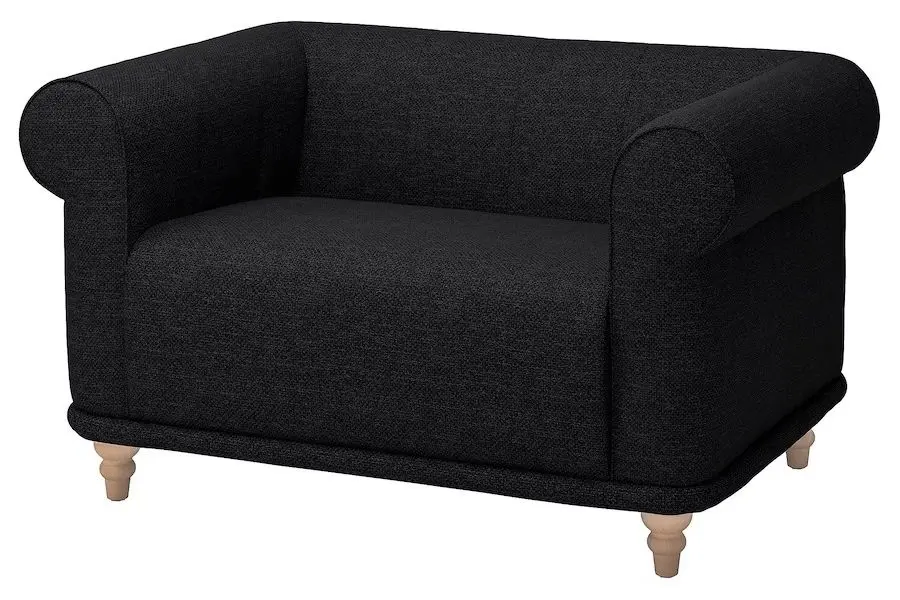 Fotoliu Ikea Viskafors 1.5-locuri (Lejde Antracit/Mesteacăn)