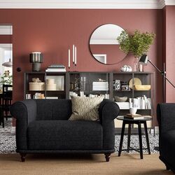 Fotoliu Ikea Viskafors 1.5-locuri (Lejde Antracit/Maro) Thumb